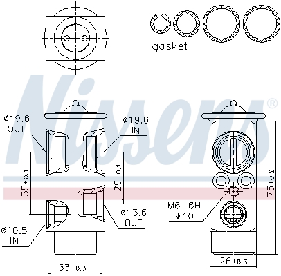 NISSENS 999328 ** FIRST FIT...