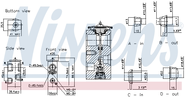 NISSENS 999464 Expansion...