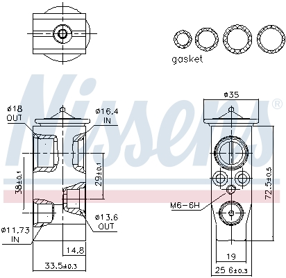 NISSENS 999490 Expansion...