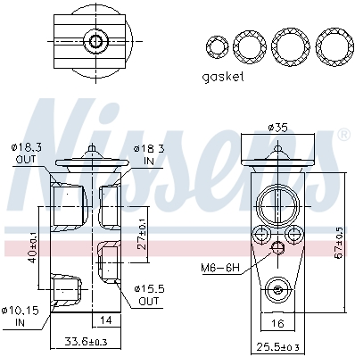 NISSENS 999492 Expansion...