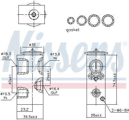 NISSENS 999540 Expansion...