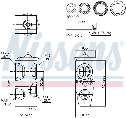 NISSENS 999543 Expansion...