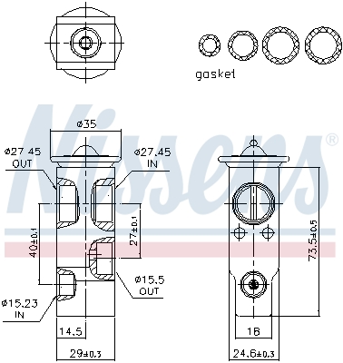 NISSENS 999548 Expansion...