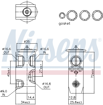 NISSENS 999552 Expansion...