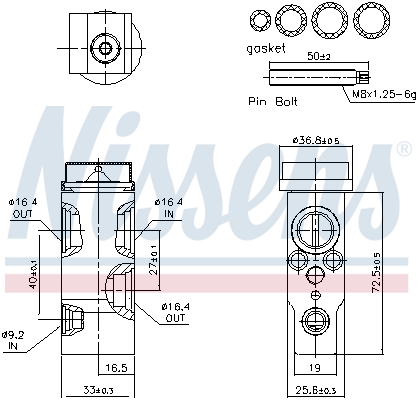 NISSENS 999553 Expansion...
