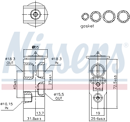 NISSENS 999554 Expansion...