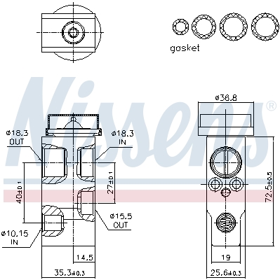NISSENS 999561 Expansion...