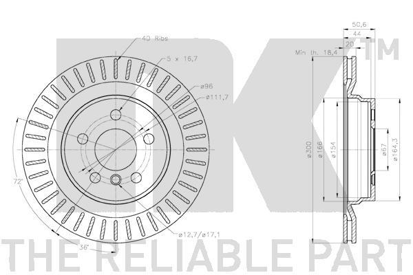 NK 2015117 Bremsscheibe