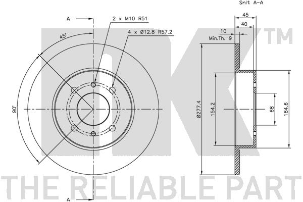 NK 202252 Bremsscheibe