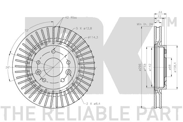 NK 202290 Bremsscheibe