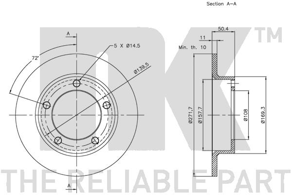 NK 202310 Bremsscheibe