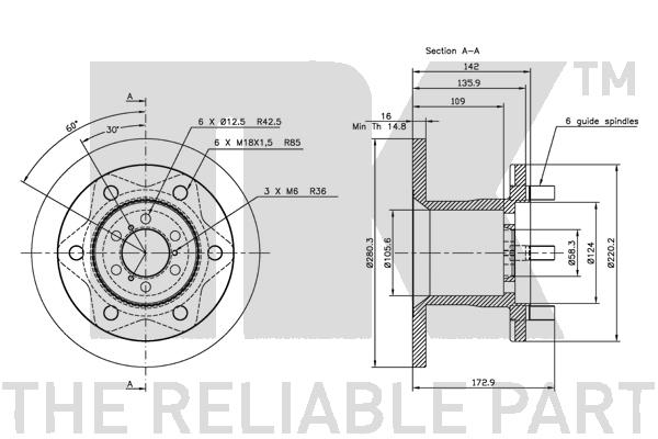 NK 202321 Bremsscheibe