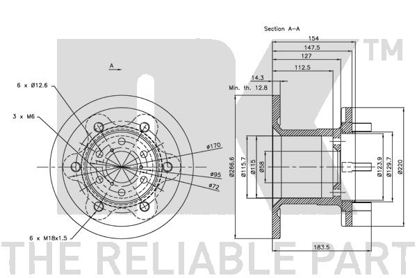 NK 202326 Bremsscheibe