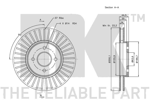 NK 202567 Bremsscheibe