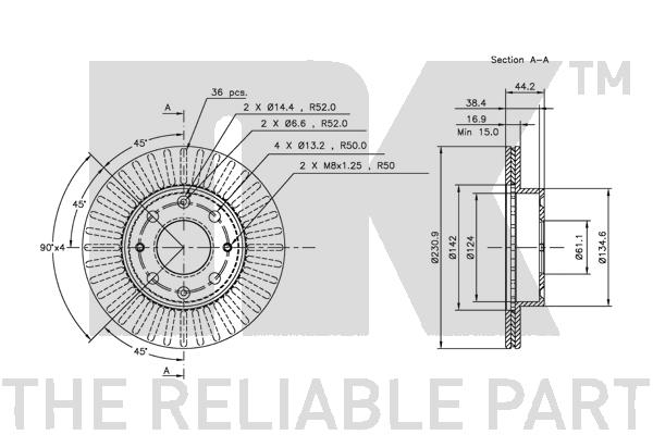 NK 202605 Bremsscheibe