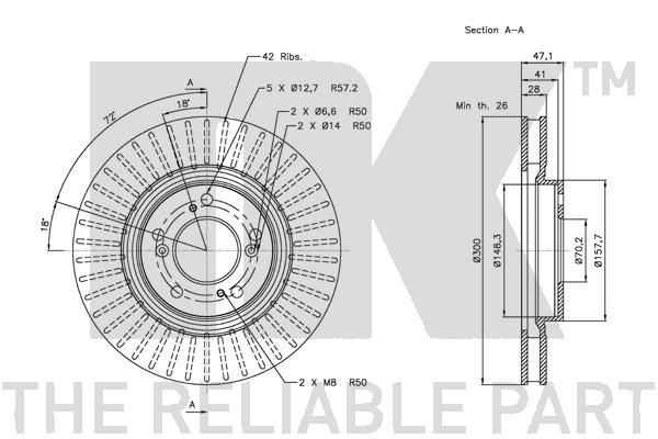 NK 202624 Bremsscheibe