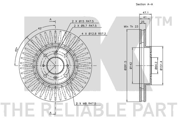 NK 202625 Bremsscheibe