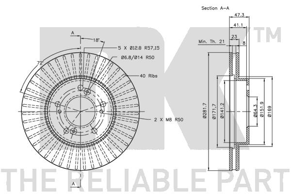 NK 202626 Bremsscheibe