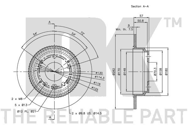 NK 202631 Bremsscheibe