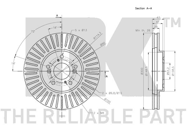 NK 202658 Bremsscheibe
