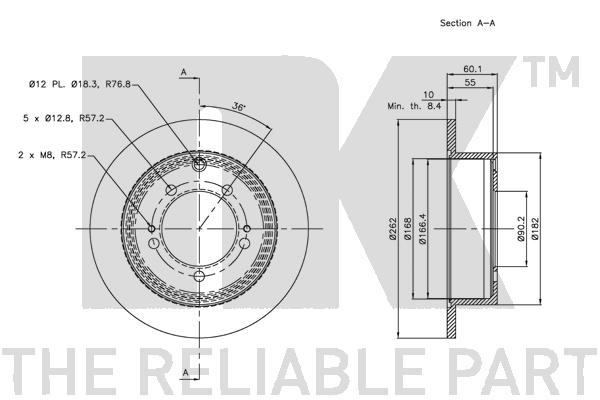 NK 203042 Bremsscheibe