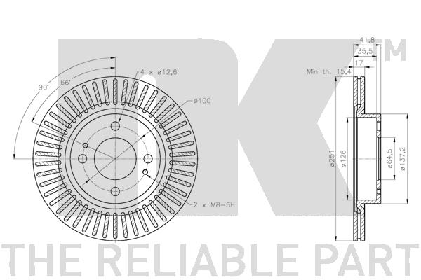 NK 203087 Bremsscheibe