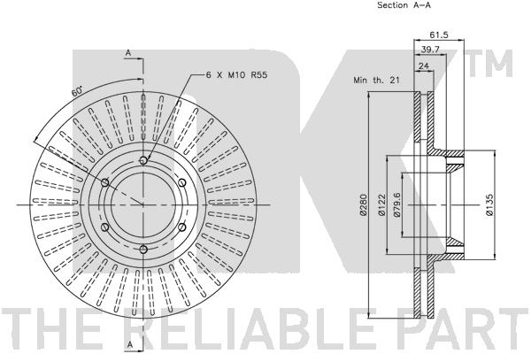 NK 203920 Bremsscheibe