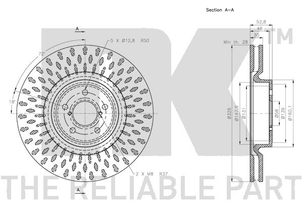 NK 204417 Bremsscheibe