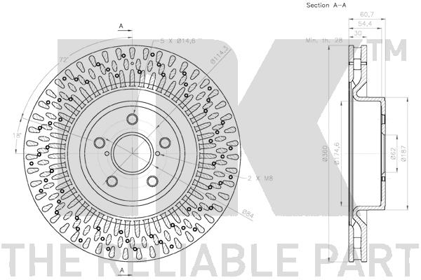 NK 3145151 Bremsscheibe