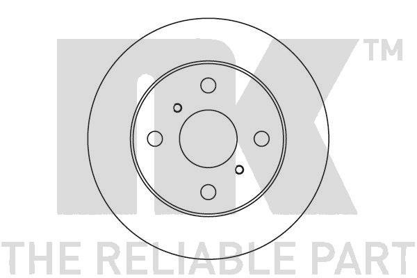 NK 204520 Bremsscheibe