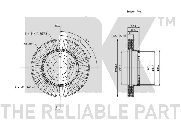 NK 204569 Bremsscheibe