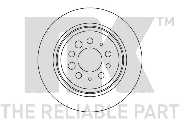 NK 204803 Bremsscheibe