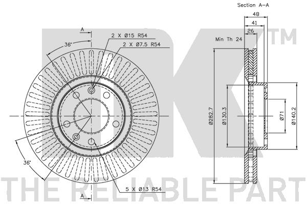NK 209920 Bremsscheibe