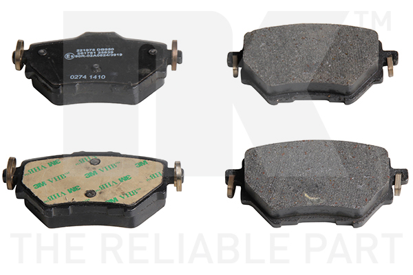 NK 221975 Bremsbelagsatz, Scheibenbremse