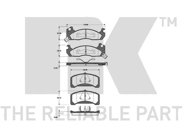 Brake Pad Set, disc brake