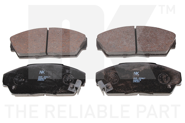 NK 222618 Bremsbelagsatz, Scheibenbremse