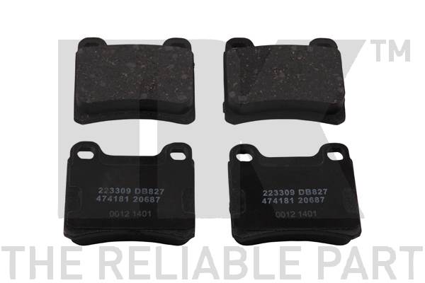 NK 223309 Bremsbelagsatz, Scheibenbremse