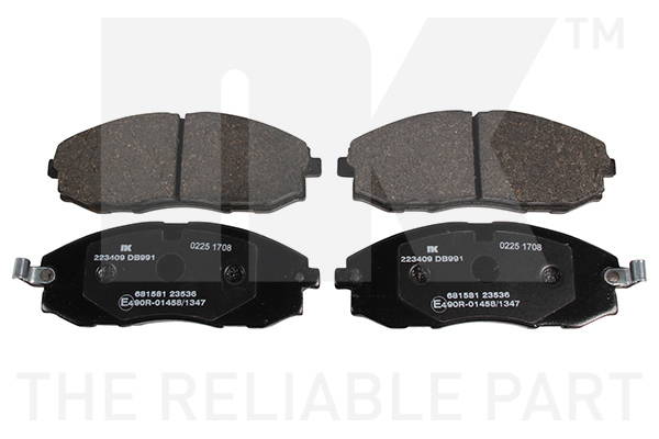 NK 223409 Bremsbelagsatz, Scheibenbremse