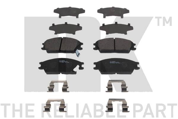 NK 223424 Bremsbelagsatz, Scheibenbremse