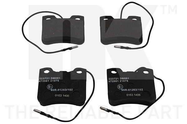 NK 223721 Bremsbelagsatz, Scheibenbremse