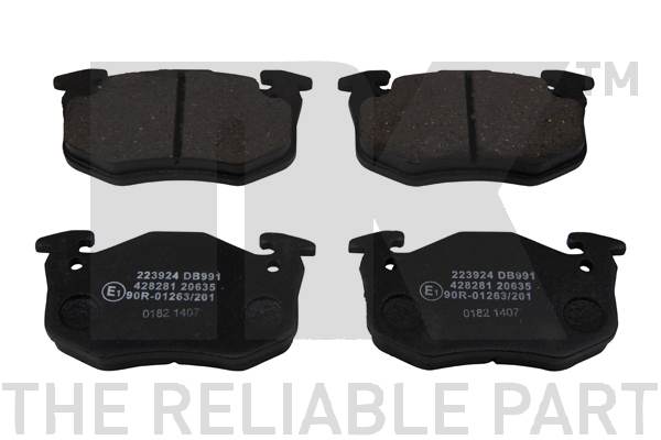 NK 223924 Bremsbelagsatz, Scheibenbremse