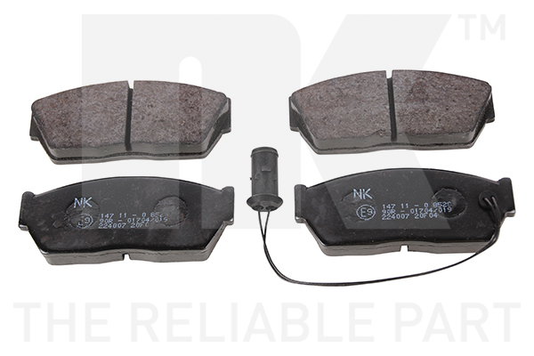 NK 224007 Bremsbelagsatz, Scheibenbremse