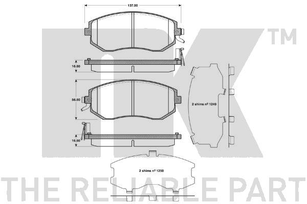 Brake Pad Set, disc brake