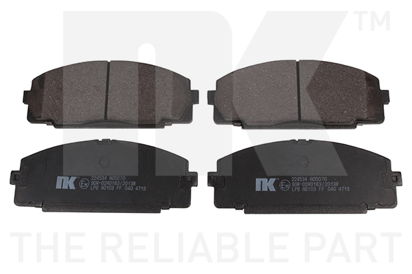 NK 224534 Bremsbelagsatz, Scheibenbremse