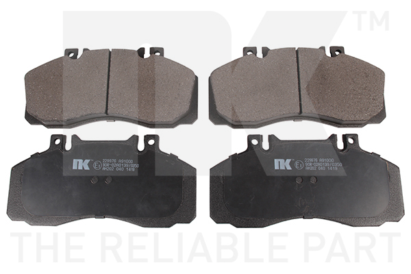 NK 229976 Bremsbelagsatz, Scheibenbremse