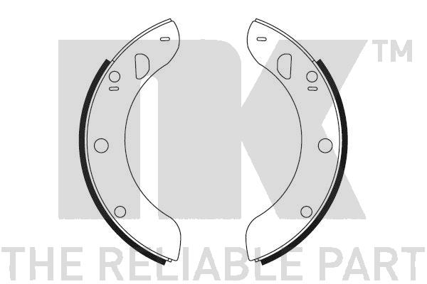 NK 2725045 Bremsbackensatz