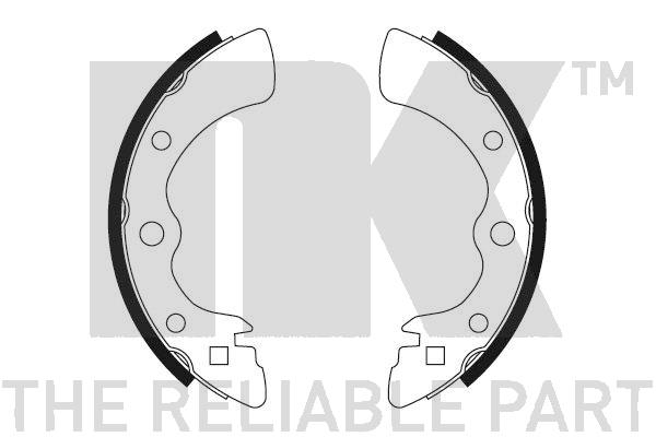 NK 2726284 Bremsbackensatz