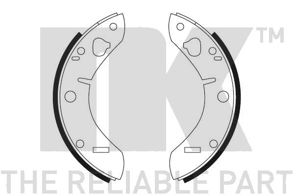 NK 2799011 Bremsbackensatz