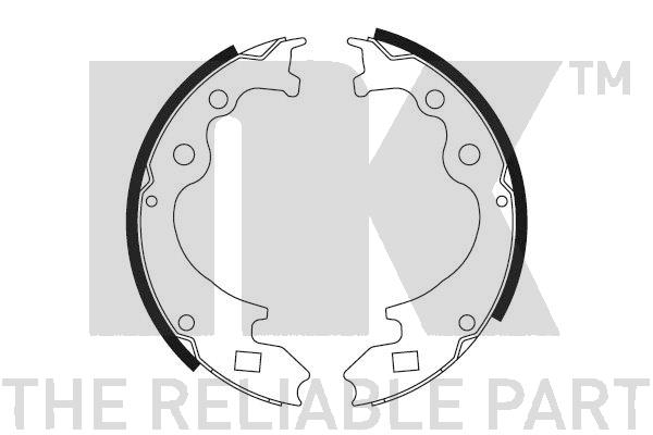 NK 2799460 Bremsbackensatz