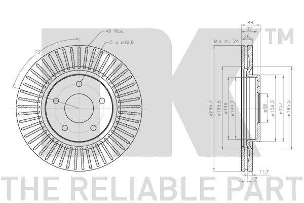 NK 312294 Bremsscheibe